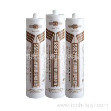 Semi-transparent neutral silicone structural sealant